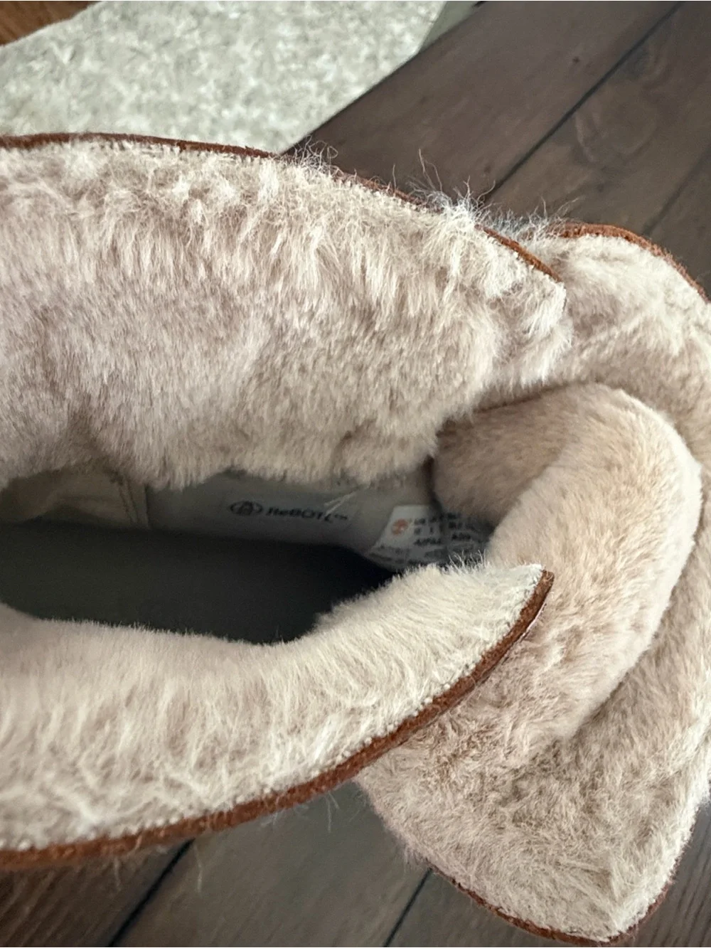 Timberland Brown Suede Shearling Ankle Booties
